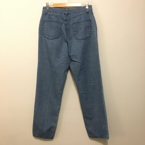 French Dressing Diamond Dot Print Jeans Blue With Light Jeans - Picture 4 of 16